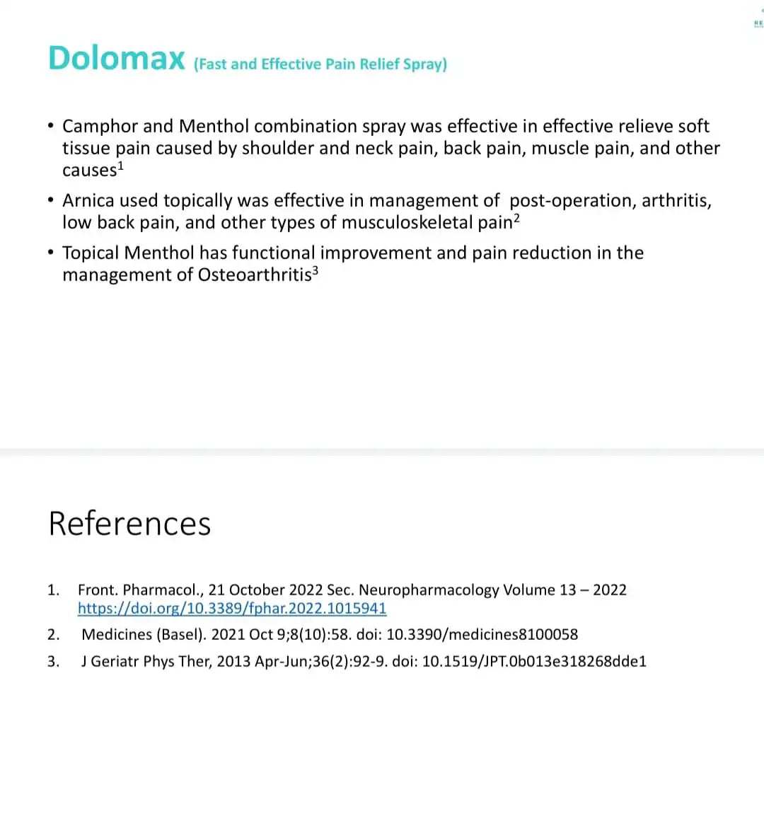 Dolomax Spray